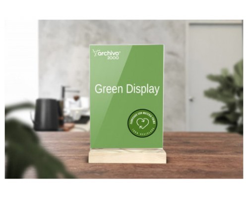 EXPOSITOR SOBREMESA SOSTENIBLE GREENDISPLAY 3X10,5X17CM A6 ARCHIVO2000 15906M1 CS TP (Espera 4 dias)